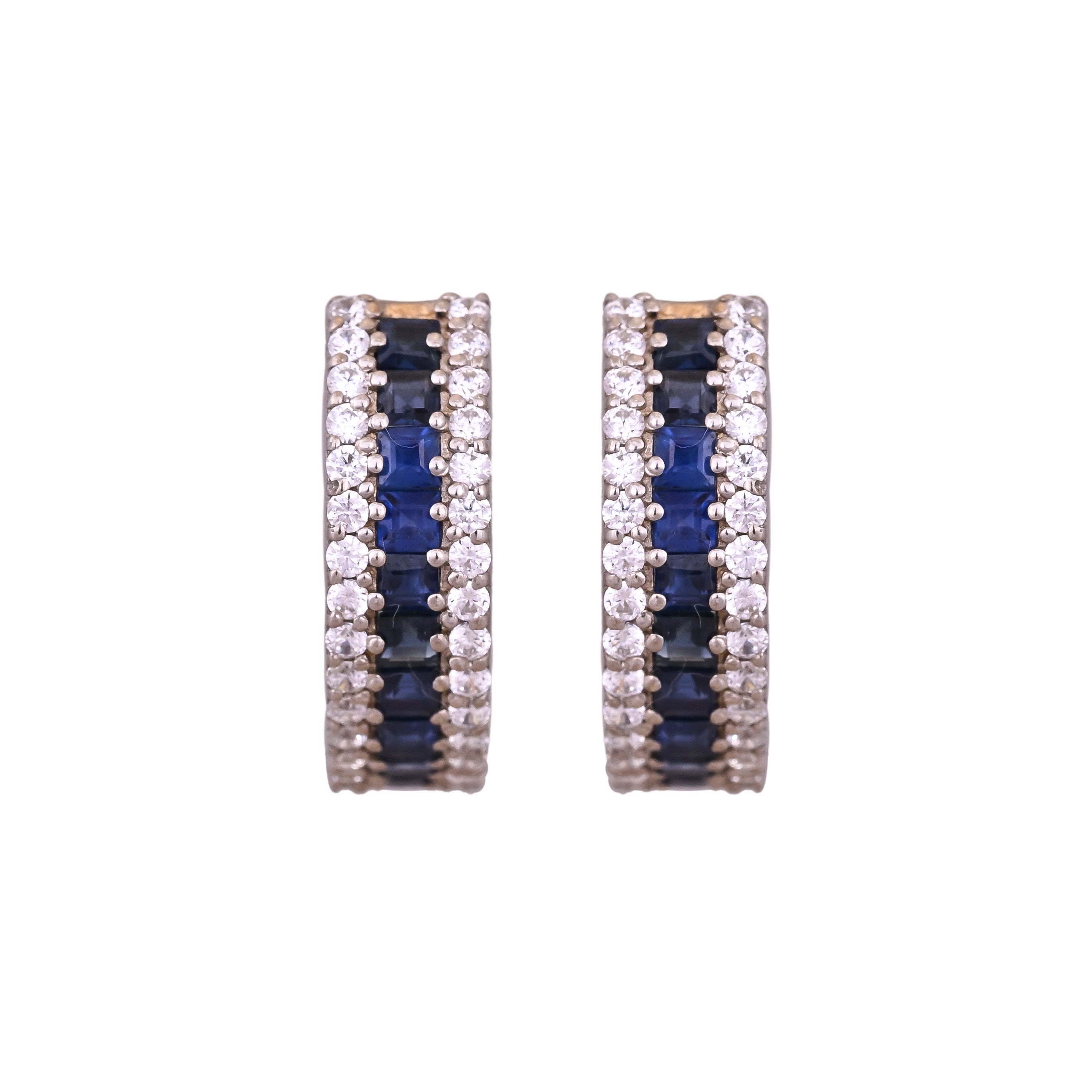 Azure Radiance Sapphire Earrings