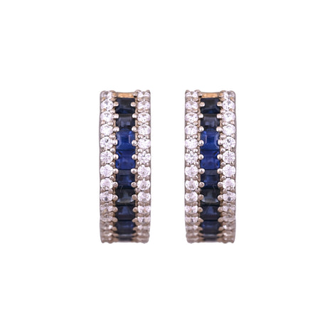 Azure Radiance Sapphire Earrings