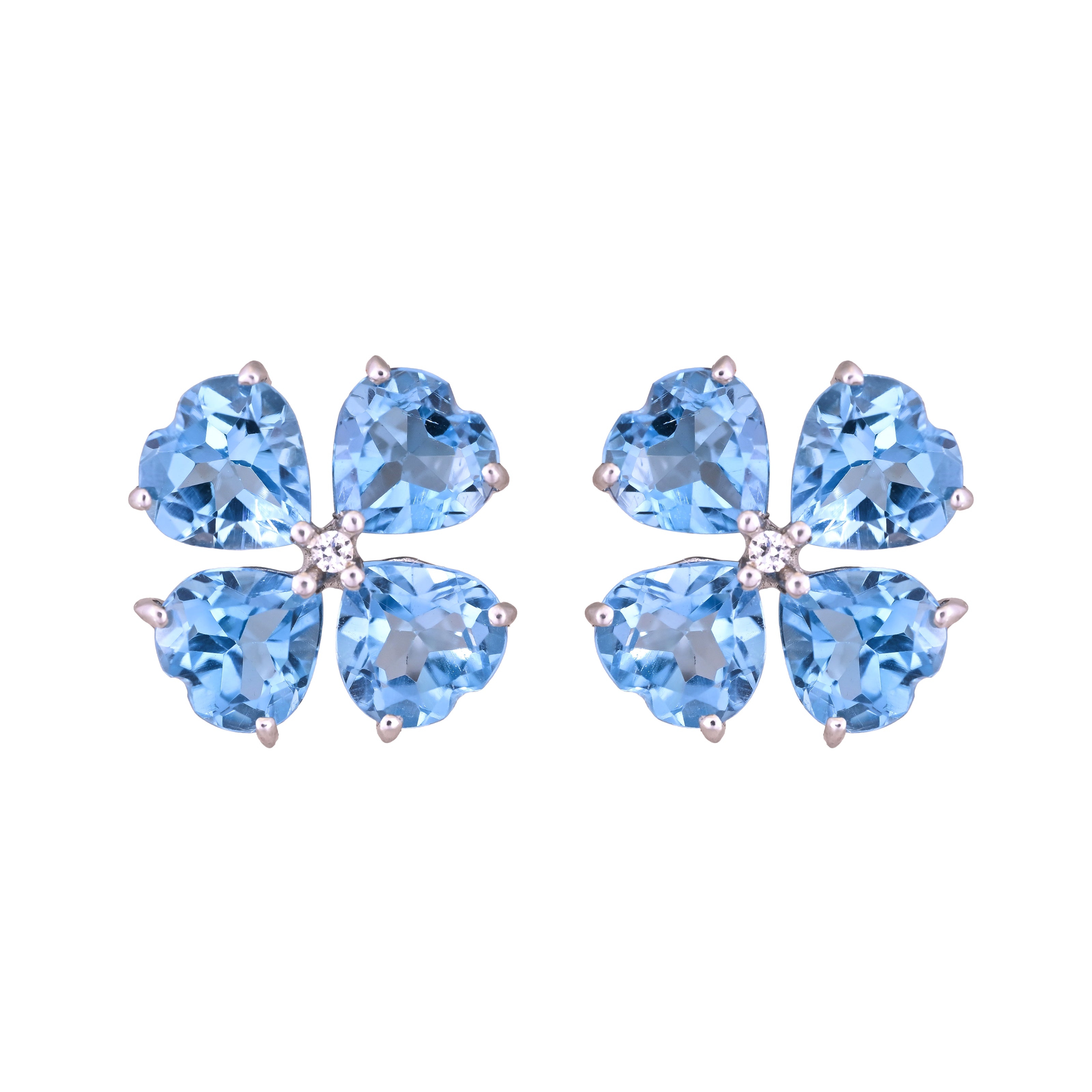 Crystal Sky Blue Topaz Tops