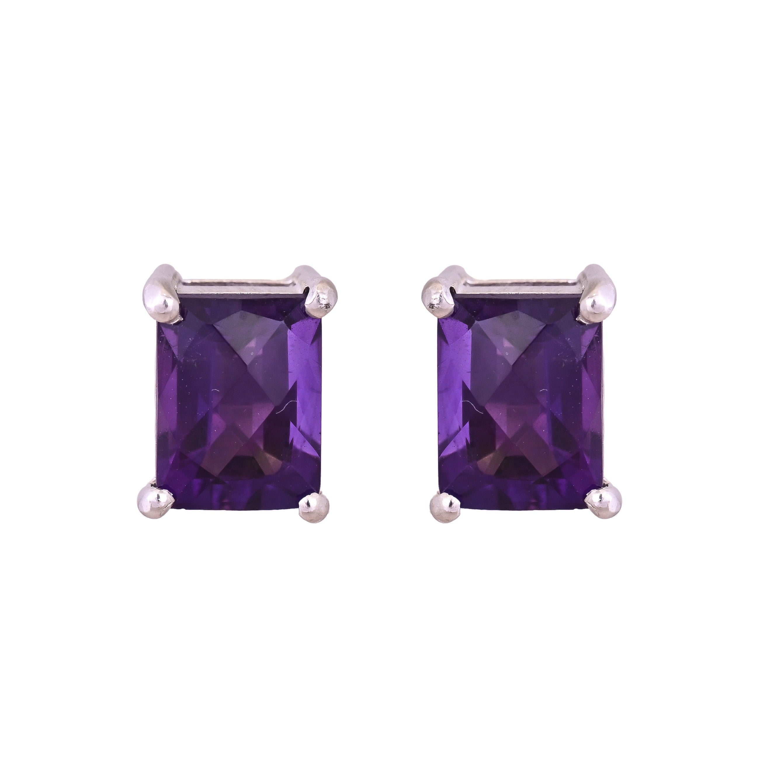 Minimal Bloom Amethyst Tops