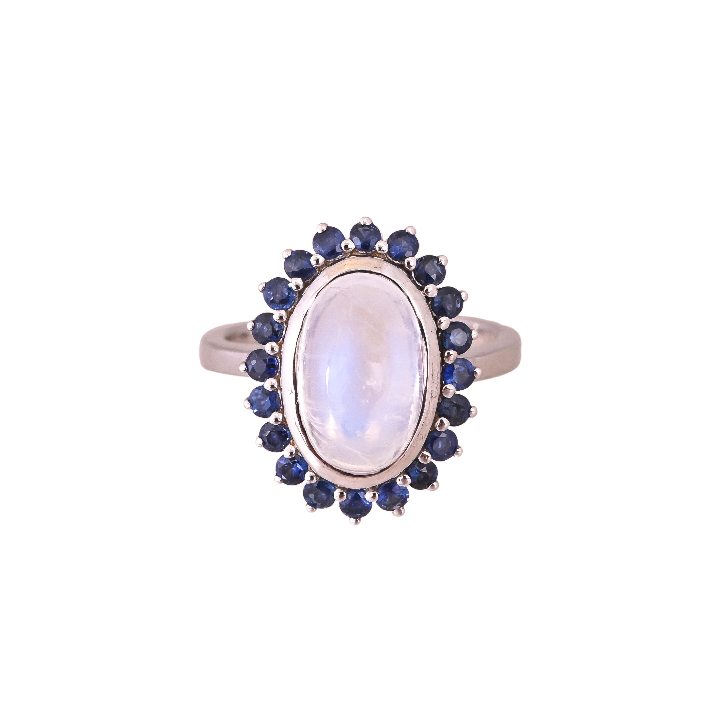 Aurora Blue Multi-Stone Ring